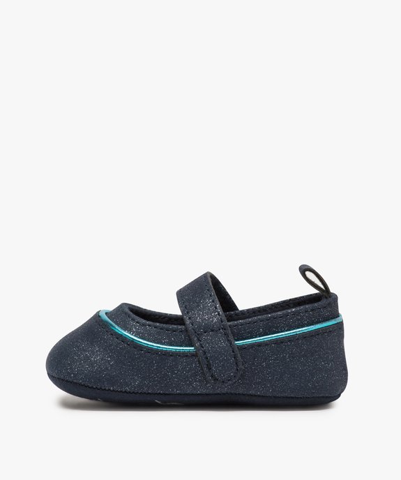 Chaussures de naissance bébé fille babies pailletées vue3 - GEMO(BB COUCHE) - GEMO