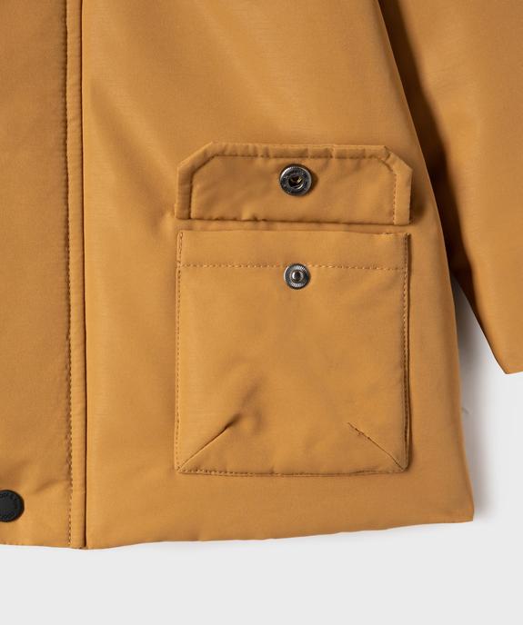 Parka à capuche doublée fourrure imitation bébé garçon vue2 - GEMO(BEBE DEBT) - GEMO