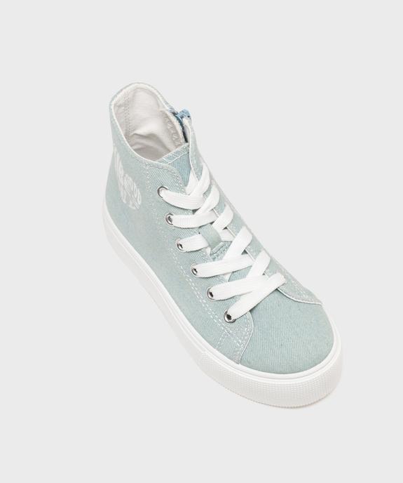 Baskets montantes en toile à semelle plateforme fille - Lovely Wings vue5 - LOVELY WINGS - GEMO