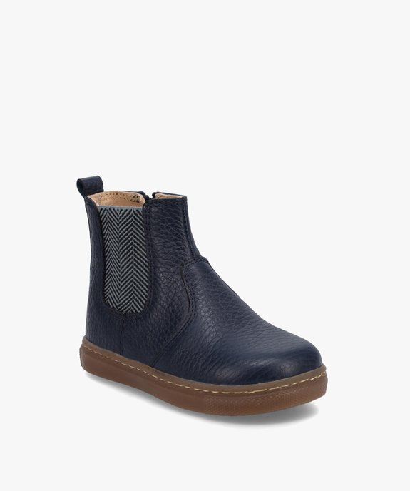 Boots bébé dessus cuir à zip - NA! vue2 - NA! - GEMO