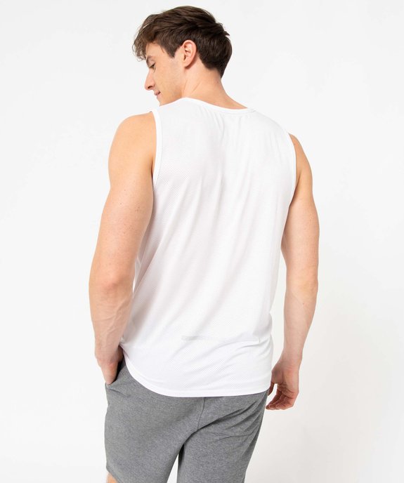 Débardeur homme en maille respirante vue3 - GEMO (HOMME) - GEMO