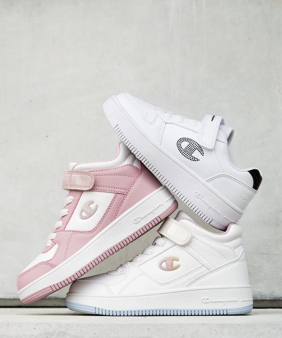 Baskets mid à scratch avec détails scintillants fille - Champion USA vue7 - CHAMPION USA - GEMO