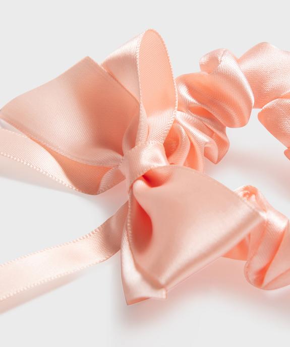 Chouchous cheveux en satin avec noeud fille (lot de 2) vue2 - GEMO (ACCESS) - GEMO