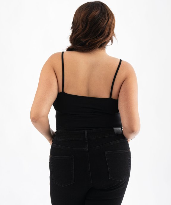 Débardeur femme grande taille uni à fines bretelles  vue7 - GEMO 4G GT - GEMO
