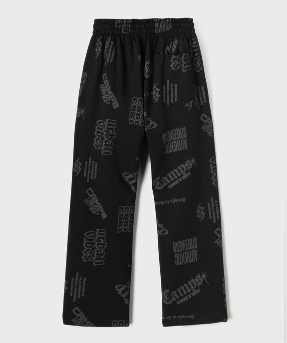 Pantalon de sport imprimé coupe large garçon - Camps United vue4 - CAMPS US GEMO FOR GOOD - GEMO