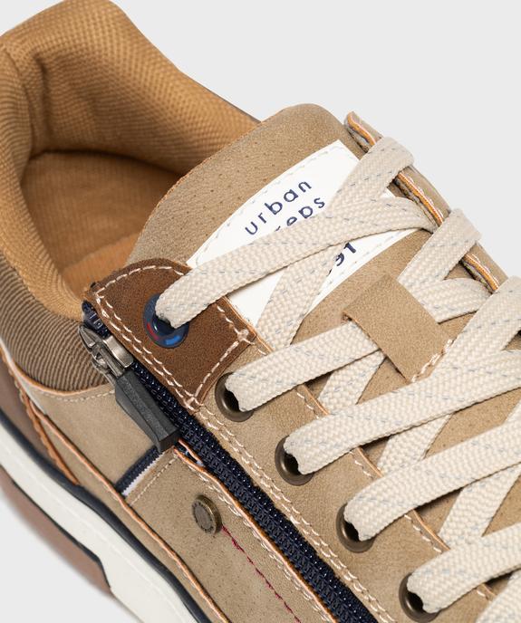 Baskets de ville avec double fermeture homme - Urban Steps vue6 - URBAN STEPS - GEMO