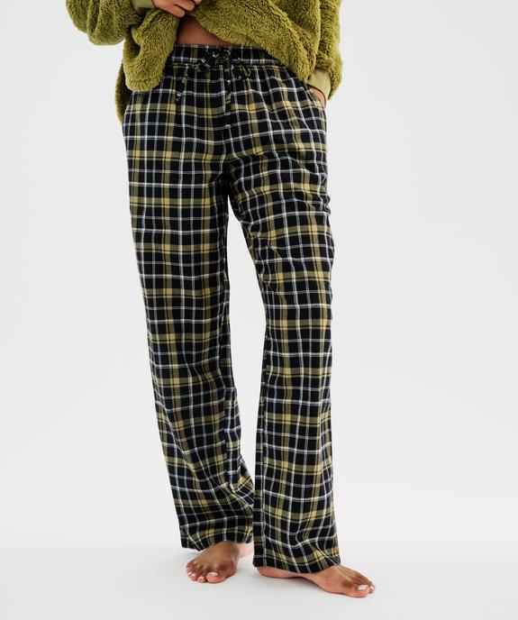 Bas de pyjama à carreaux femme vue1 - GEMO(HOMWR FEM) - GEMO