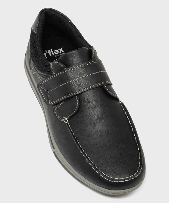 Chaussures confort esprit bateau à scratch homme - G'Flex vue11 - G'FLEX - GEMO