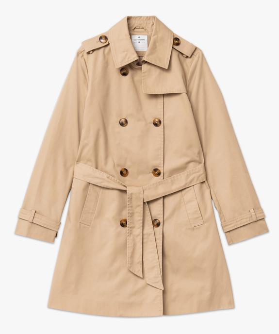 Trench mi-long femme - LuluCastagnette vue5 - LULU CASTAGNETT - GEMO