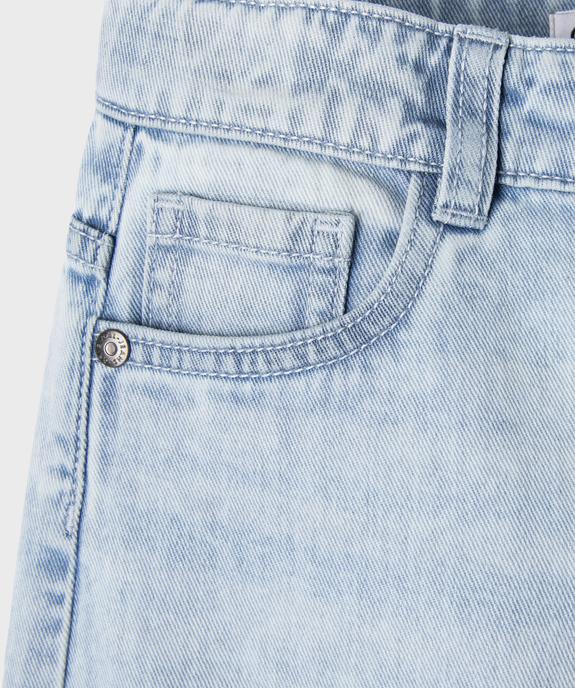 Short en jean coupe skater garçon vue2 - GEMO (ENFANT) - GEMO