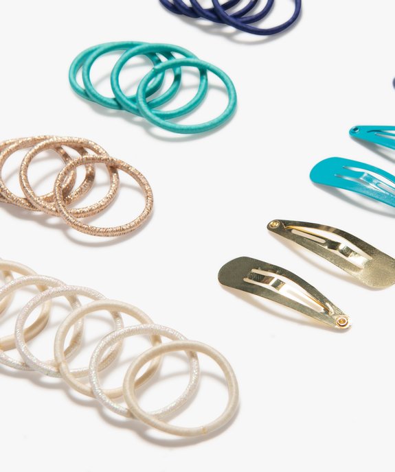 Accessoires cheveux pailletés fille (26 pièces) vue2 - GEMO (ENFANT) - GEMO