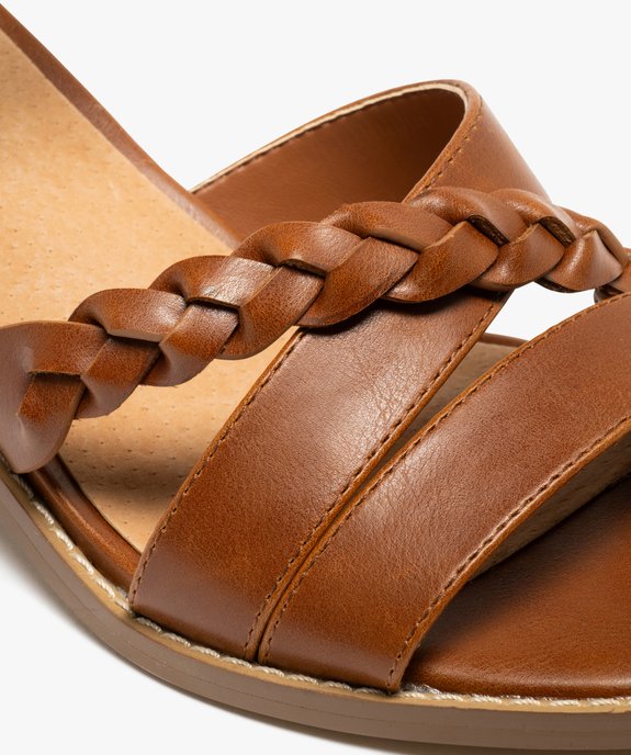 Sandales à talon avec double bride cheville femme - Valentina Baldano vue6 - VALENTINA BALDA - GEMO