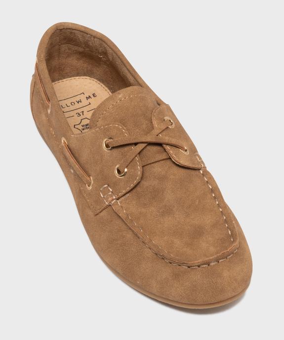 Mocassins à lacets souples et légers femme vue5 - FOLLOW ME - GEMO