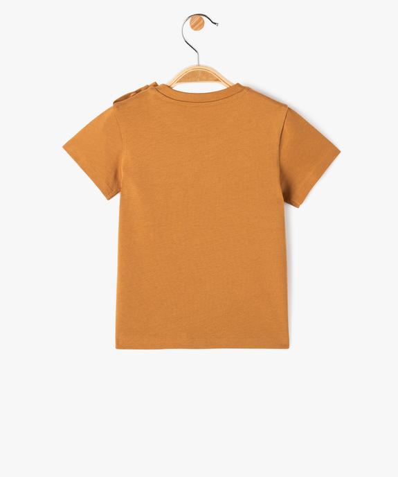Tee-shirt à manches courtes à motifs bébé garçon vue4 - GEMO(BEBE DEBT) - GEMO