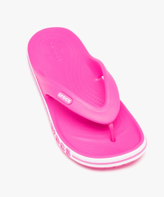 Tongs femme unies à semelle épaisse sportive - Crocs vue5 - CROCS - GEMO