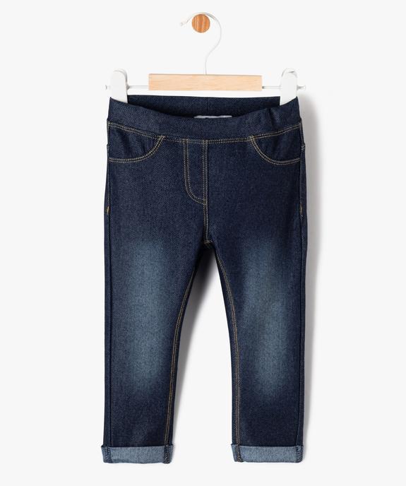 Jegging à taille réglable bébé fille vue1 - GEMO(BEBE DEBT) - GEMO