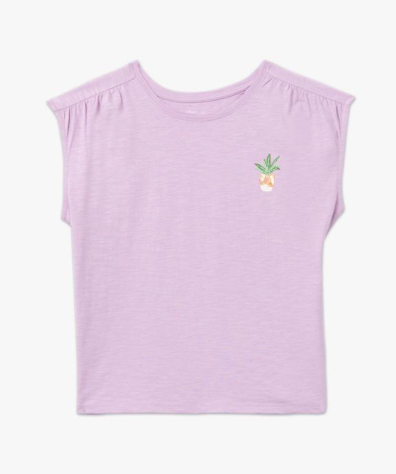 Haut de pyjama sans manches avec motif estival femme vue4 - GEMO(HOMWR FEM) - GEMO