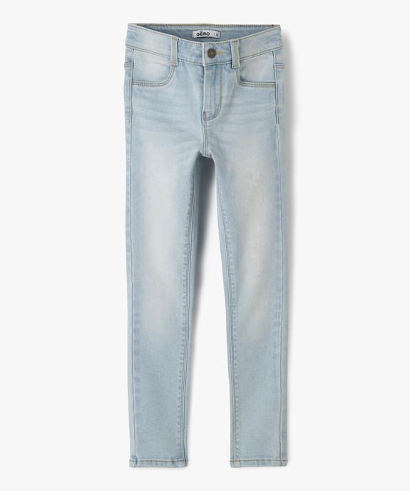 Jean ultra skinny à taille réglable fille vue1 - GEMO 4G FILLE - GEMO