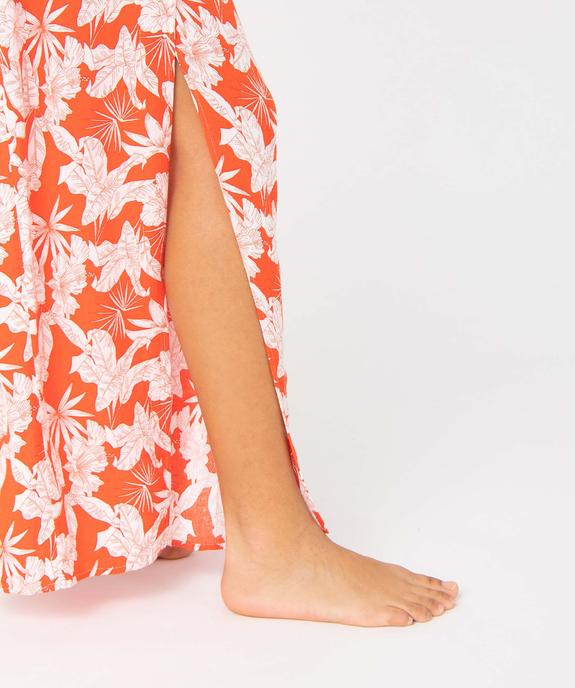 Pantalon de plage femme ouvert sur l’avant vue2 - GEMO 4G FEMME - GEMO