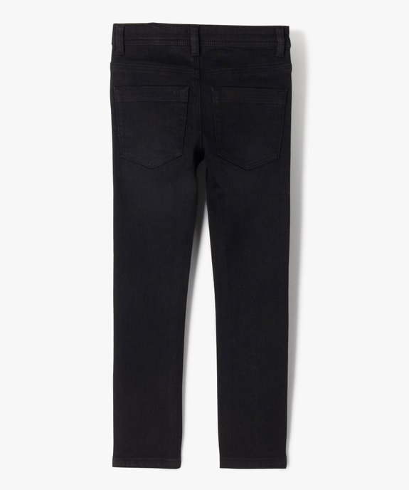 Jean skinny stretch taille haute ajustable garçon vue4 - 1E PRIX BY GEMO - GEMO