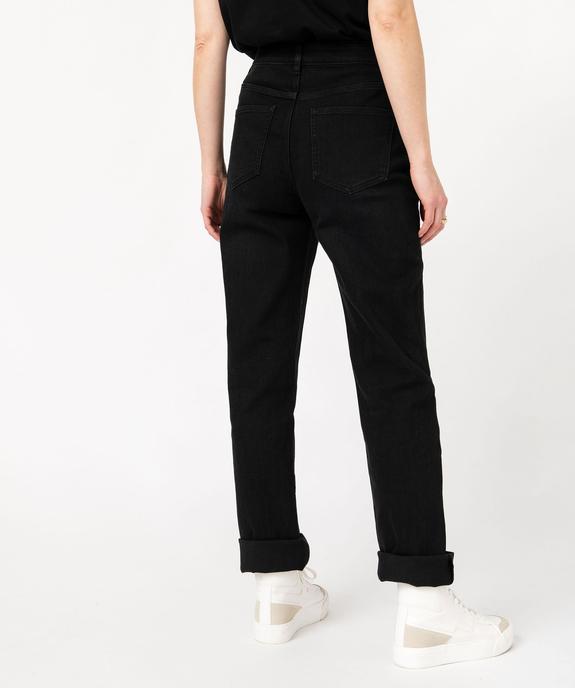 Jean Regular taille haute femme vue3 - GEMO(FEMME PAP) - GEMO