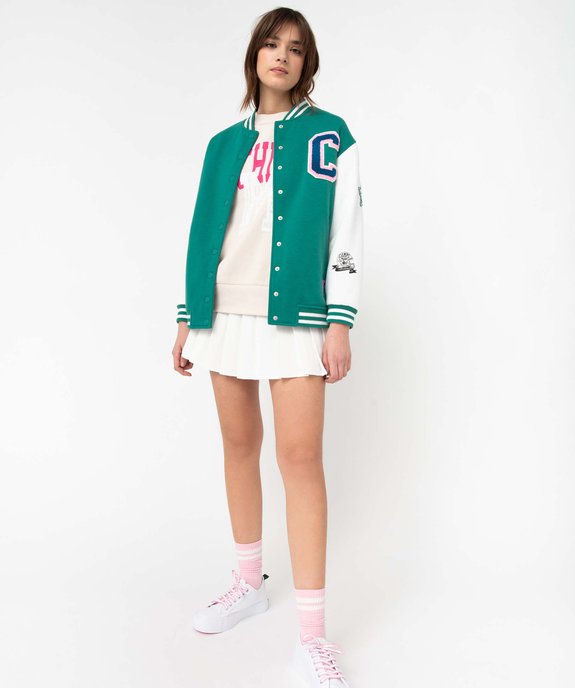 Blouson femme avec manches contrastantes - Camps United vue6 - CAMPS UNITED - GEMO