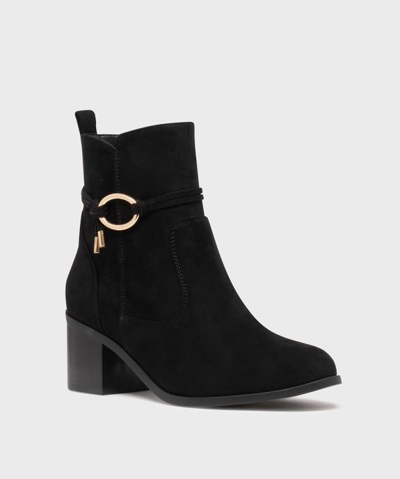 Bottines à talon avec bride fantaisie femme - Valentina Baldano vue2 - VALENTINA BALDANO GEMO FORGOOD - GEMO
