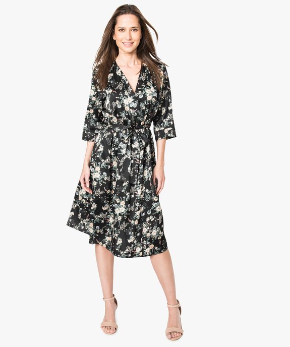 Robe kimono à imprimé fleuri vue5 - FOLLOW ME 2 - GEMO