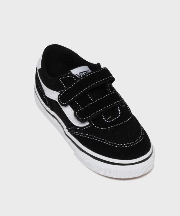 Baskets basses en cuir suédé et textile Brooklyn bébé fille - Vans vue5 - VANS - GEMO