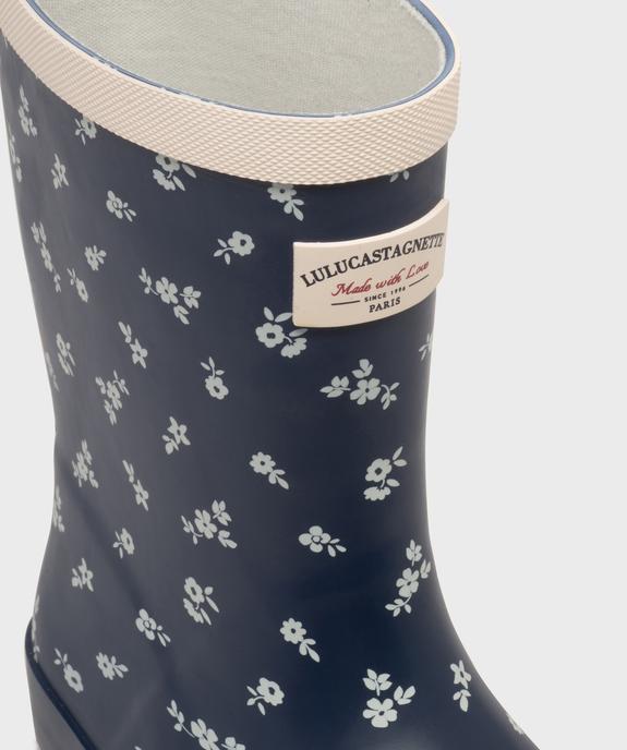 Bottes de pluie fleurie fille - LuluCastagnette vue6 - LULUCASTAGNETTE - GEMO
