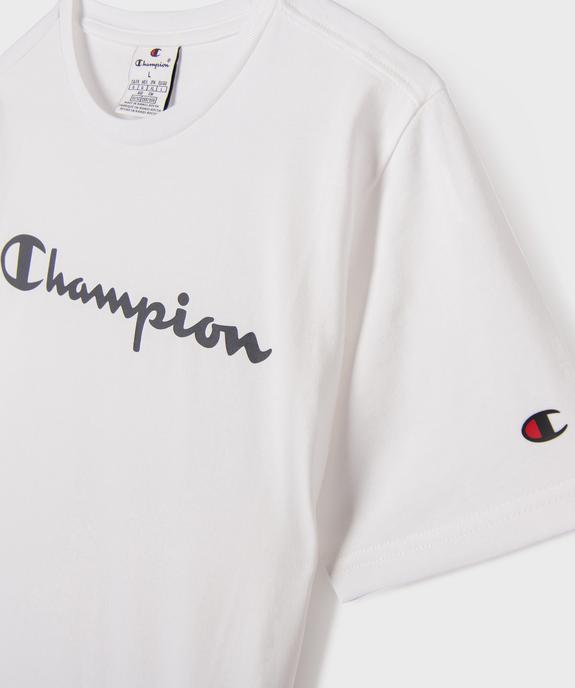 Tee-shirt manches courtes avec logo fille - Champion vue3 - CHAMPION USA - GEMO
