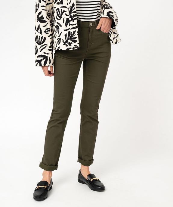 Pantalon coupe Regular taille normale femme vue1 - GEMO 4G FEMME - GEMO