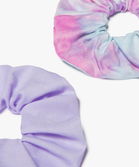 Chouchous femme uni et tie-and-dye (lot de 2) vue2 - GEMO (ACCESS) - GEMO