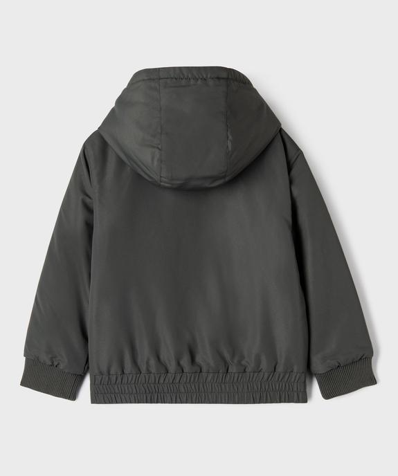 Blouson à capuche finement matelassé garçon vue4 - GEMO 4G GARCON - GEMO