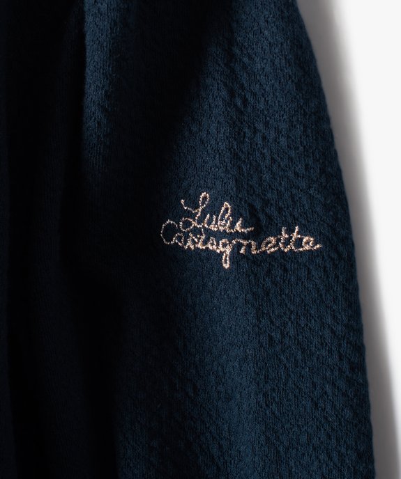 Sweat bébé fille pressionné en maille fantaisie vue3 - LULUCASTAGNETTE - GEMO