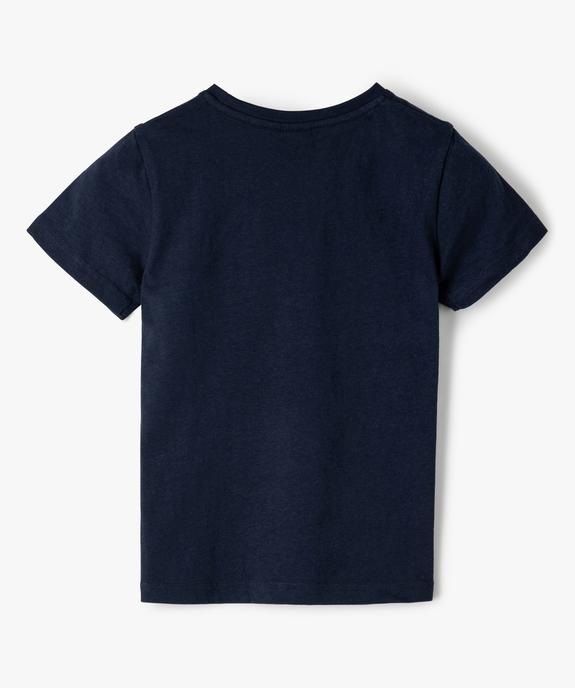 Tee-shirt garçon à manches courtes imprimé Avengers - Marvel vue3 - MARVEL DTR - GEMO