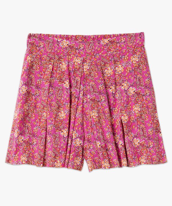 Short ample imprimé femme vue3 - GEMO 4G FEMME - GEMO