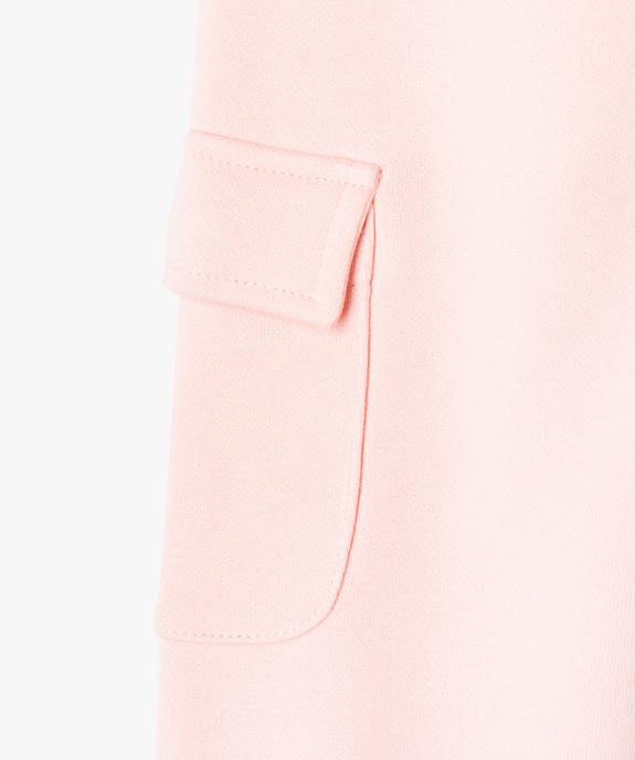 Pantalon de jogging avec poches à rabat bébé fille vue3 - GEMO 4G BEBE - GEMO