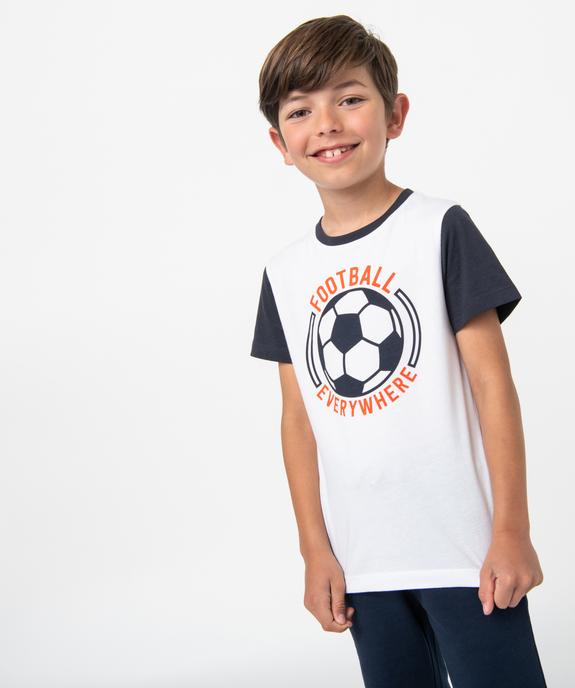 Tee-shirt football à manches courtes garçon vue5 - GEMO (ENFANT) - GEMO
