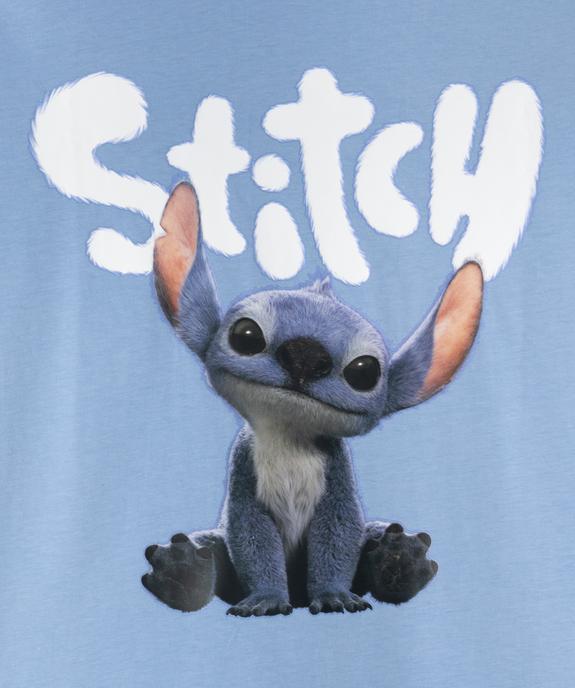 Tee-shirt manches courtes motif Stitch fille - Disney vue2 - LILO & STITCH - GEMO