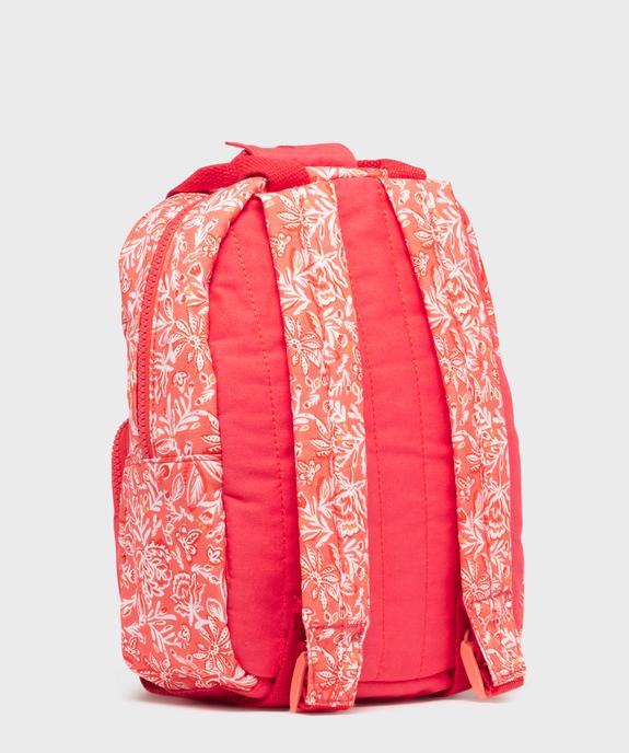 Sac à dos à motifs fleuris fille vue2 - GEMO (ENFANT) - GEMO