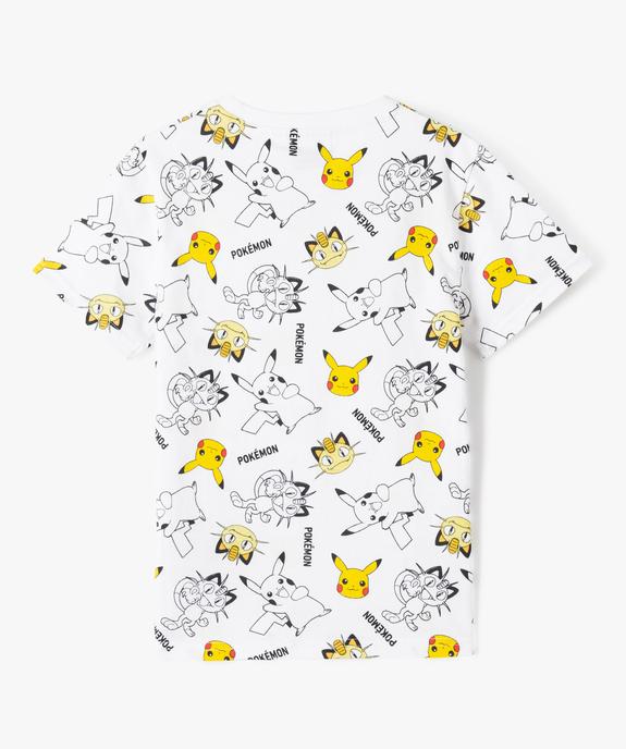 Tee-shirt garçon imprimé - Pokemon vue4 - POKEMON - GEMO
