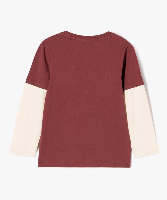 Tee-shirt droit effet 2-en-1 garçon - Harry Potter vue5 - HARRY POTTER - GEMO