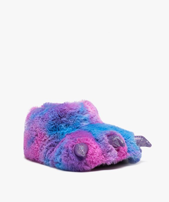 Chaussons fille 3D en forme de patte de monstre vue1 - GEMO (ENFANT) - GEMO