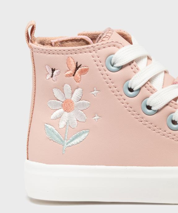 Baskets montantes avec motifs brodés fille - Lovely Wings vue6 - LOVELY WINGS - GEMO