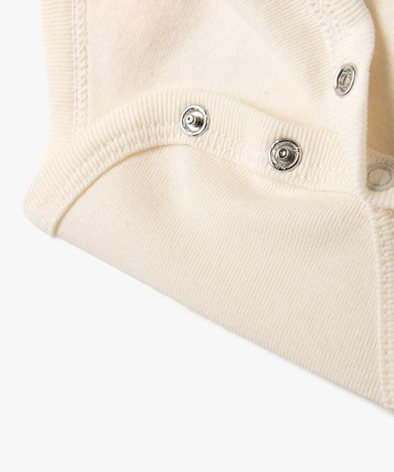 Body manches courtes encolure américaine bébé garçon (lot de 3) vue3 - GEMO 4G BEBE - GEMO