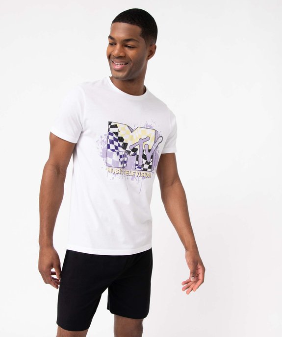 Pyjashort homme bicolore - MTV vue2 - MTV - GEMO