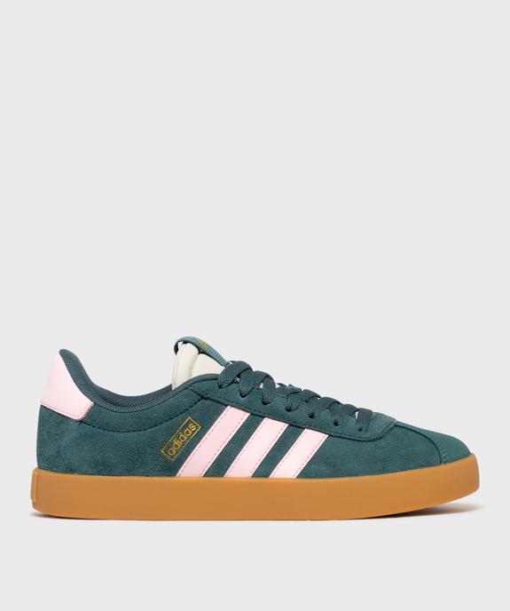 Baskets en cuir VL Court 3.0 femme - Adidas vue1 - ADIDAS - GEMO