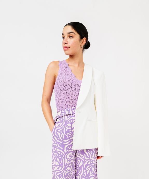Débardeur sans manches en crochet femme vue5 - GEMO(FEMME PAP) - GEMO