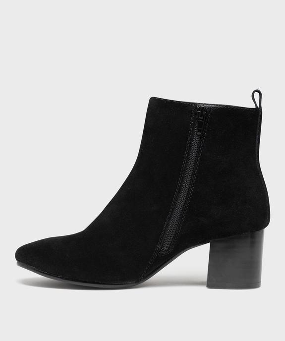 Boots à talon dessus cuir femme - Tanéo - TANEO Boots à talon dessus cuir femme - Tanéo vue3 - TANEO - GEMO